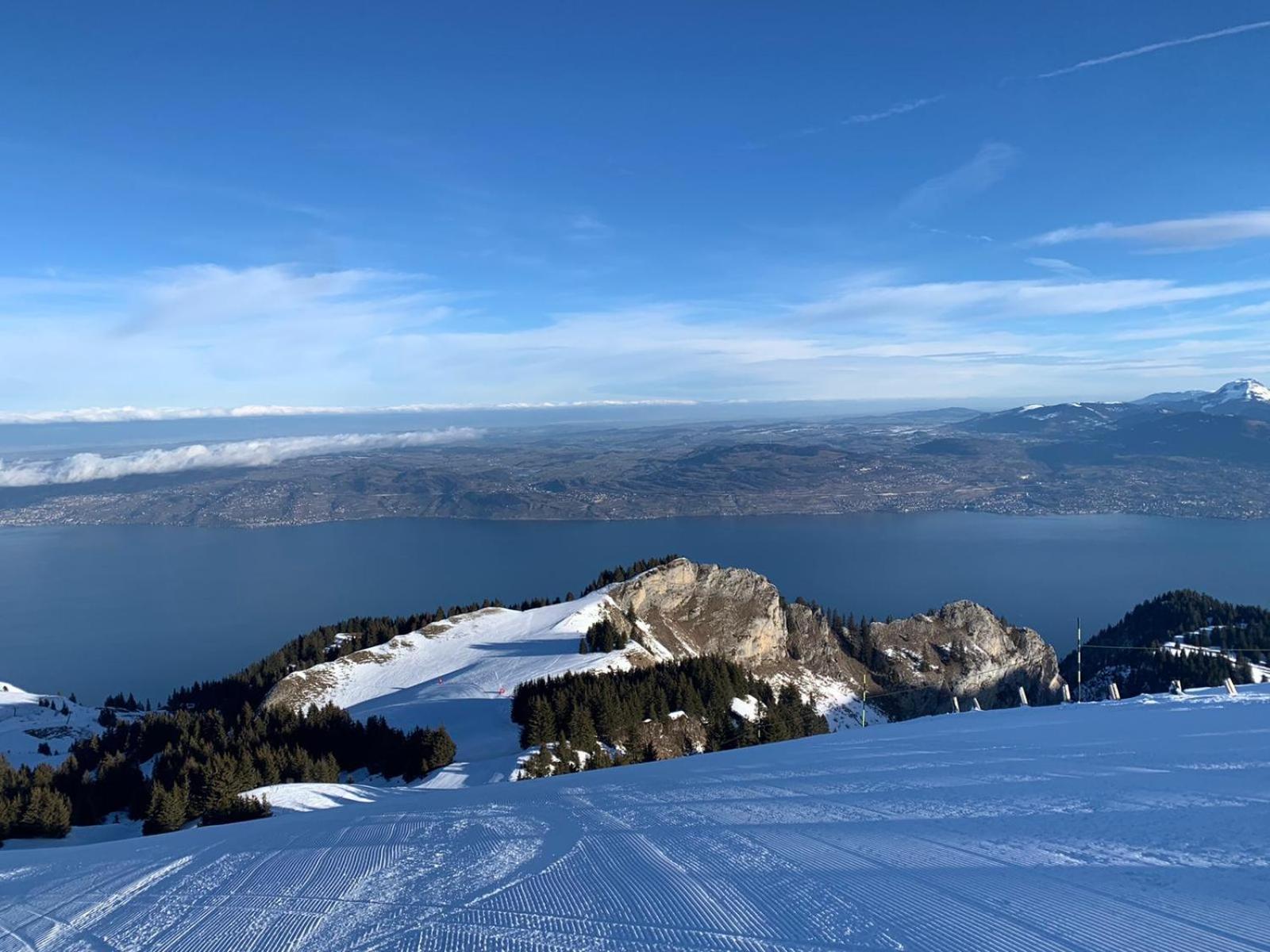 Chalet Les Alpages Vue Panoramique Sur Le Lac Leman Thollon-les-Memises Eksteriør billede